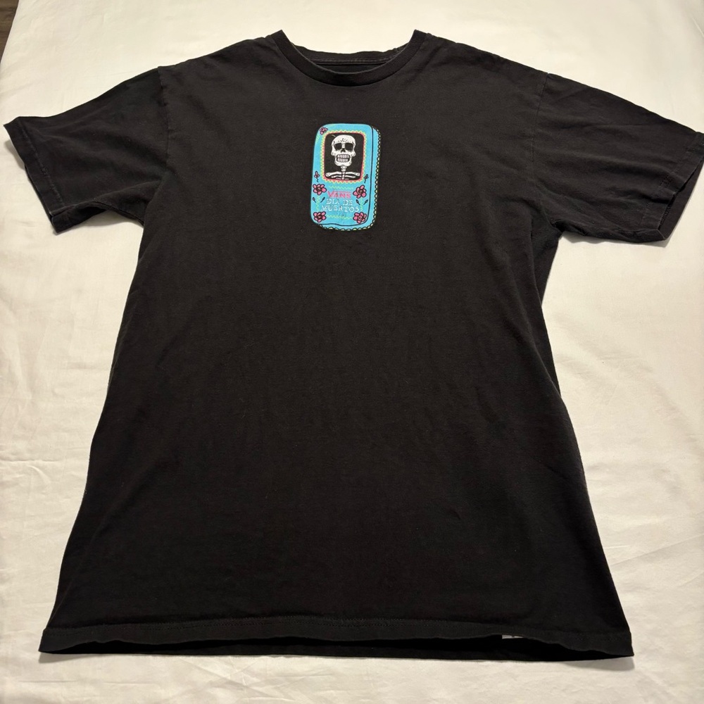 Van’s Day of the Dead “Last Stop” Black T-Shirt